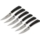 Laguiole Steakmesser Set 6-tlg. BISTRONOMY schwarz