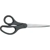 Leitz Schere Titanium 5422, ergonomischer Griff, für Links-/Rechtshänder geeignet, L 205 mm, titanbeschichteter Stahl/Kunststoff, dunkelgrau
