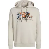 Jack & Jones Hoodie "Luke" in Creme - XXL