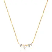 Ania Haie Damen-Kette 585er Gelbgold Saphir Ania Haie Gold