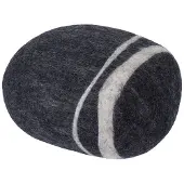 Myfelt - Kieselstein Pouf Hugo M, dunkelgrau meliert