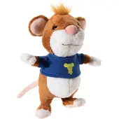 Heunec Leo Lausemaus Plüschi, Kuscheltier, Plüschtier, Stofftier, 19 cm, 589674
