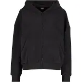 Urban Classics Jacquard Velvet Oversized Reißverschlusspullover