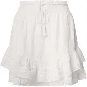 Pepe Jeans für Damen. PL901188 Elena kurzer Rock (XL), Weiß, Lässig, Baumwolle