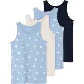 Name it Unterhemd "NKFTANK TOP 4P HEARTS NOOS" Packung, 4 Stk.