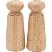 House Doctor - Salz- und Pfeffermühle, HDWardha - Eiche - h: 17 cm, dia: 7 cm