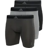 Adidas Boxershorts Active Micro Flex Eco Herren Black / Grey / Dark Grey (3er-Pack)-S