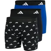 Adidas Boxershorts Active Flex Cotton Herren Black / Blue (3er-Pack)-M