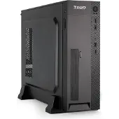 TooQ TQC-3008U3C, Micro Tower, PC, Schwarz, micro ATX, Mini-ITX, Stahl, 7,5 cm