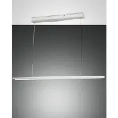 FABAS LUCE LED Pendelleuchte Mason 2000x50mm 42W Warmweiß Weiß dimmbar