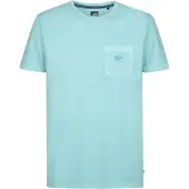 Petrol Industries T-Shirt Key Melange Aqua