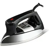 Girmi ST91, Trocken-Bügeleisen, Aluminium-Sockelplatte, Schwarz, Metallisch, 900 W, 230 V, 50 Hz