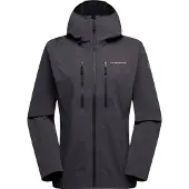 La Sportiva Helixir Shell Jkt W, Onyx/Chalk, L, Mountaineering, Apparel, Top, Woman -