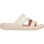 Crocs Pantoletten Getaway Strappy 209587 Écru