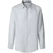 Pepe Jeans für Herren. PM308844 Arnau blaues Hemd (XL), Lässig, Leinen, Langarm