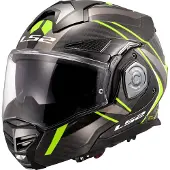 LS2 FF901 Advant X Carbon Future II Klapphelm, neon-gelb, M (57/58)