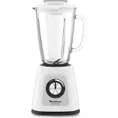 Moulinex LM430, Tischplatten-Mixer, 1,75 l, Eis-Crusher, 800 W, Weiß