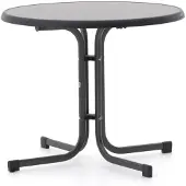Sieger Mecalit Gartentisch klappbar ø 86 cm (h: 73 cm)