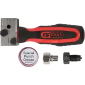 Ks Tools FLAREFIXeco 4,75 mm Universal-Bremsleitungs-Bördelgerät-Satz, 4-tlg ( 122.1215 )