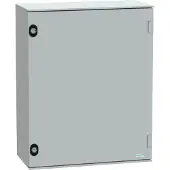Schneider Electric Polyestergehäuse PLM Wandmontage, mit Bakelit-Montageplatte H530xB430xT200mm IP66 NSYPLM54BG