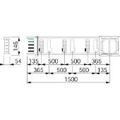 Schneider Electric Schienenkasten KSA250ED4156