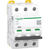 Schneider Electric A9F93301 Leitungsschutzschalter iC60L, 3P, 1A, B-Charakteristik, 100kA - 4 Stück