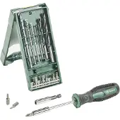 Bosch 15+1 Mini X-line Screwdriver Silber