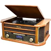 Roadstar HIF1993DBT, Manuell, Holz, LCD, Blau, 230 V, 510 mm