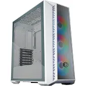 Cooler Master MasterBox 520 Mesh, Midi Tower, PC, Weiß, ATX, micro ATX, SSI CEB, Mini-ITX, EATX, ABS, Gehärtetes Glas, Stahl, Multi