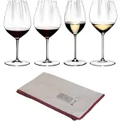 Riedel PERFORMANCE Verkostungsset 4-teilig + Poliertuch