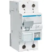 Hager ARC556D Fehlerlichtbogen-Schutzeinrichtung AFDD mit LS-Schalter 1P+N 10kA C-6A 2M