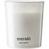 Meraki Duftkerze, White Garden, Weiß 2 Stk.