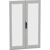 Schneider Electric Verglaste Türen, PanelSeT SFN, Spacial SM, für elektrische Gehäuse H 1800mm B 1200mm, 2er-Set NSYSFND18122DT