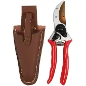 Talentools Baumschere Titan Pass-Schneiden mit Lederholster 21 cm