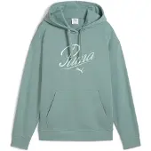 Puma Damen Kapuzensweat ESS SCRIPT Comfort Hoodie TR