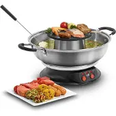 Fritel - Culinary Fondue – Grill FG 2970 – 6-in-1 Fondue- und Grillgerät für Internationale Genussmomente
