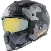 Bogotto Radic Camo 22.06 Matt Schwarz Helm Größe L