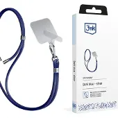 3MK EasyClip Dark Blue (silver) smycz do telefonu