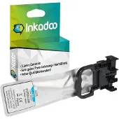 Inkadoo Druckerpatronen kompatibel zu Epson C13T01C200 Tintenpatrone, cyan Cyan