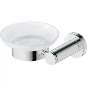 Duravit Seifenhalter D-CODE mit Schale links chrom