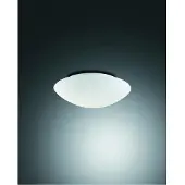 FABAS LUCE Pandora Anbauleuchte, weiß, matt, Betriebsgerät nicht erforderlich, E27 IP20, Ø200mm, Glas opal