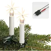 Hellum Lichterkette Weihnachtsbaum innen 30 teilig, Germany, Riffelkerzen, Glühfaden 813012