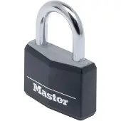 Masterlock Vorhängeschloss, 40mm, O6mm, Aluminium, schwarz