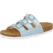 Lico Kinder Slipper Synthetik Bioline Free mit Kork-Fußbett und verstellbaren Schnallen Größe 28