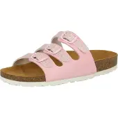 Lico Kinder Slipper Free Größe 38 mit verstellbaren Schnallen und Kork-Kautschuk-Fußbett
