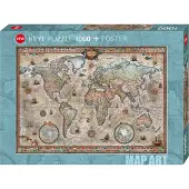 Heye Retro World, 1000 Teile, 1000 Stück(e), Kunst