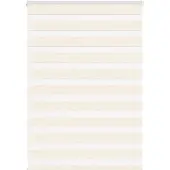 vidaXL Doppelrollo Marmorbeige 115x150cm Stoffbreite 110,9 cm Polyester