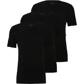 BOSS Dreierpack T-Shirts mit V-Ausschnitt aus Baumwolle Grösse M