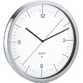 Blomus Crono Radio-Controlled Uhr Ø25 White - , Weiß, Metall