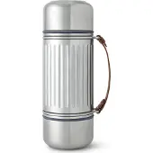 Black+blum Thermoskanne Explorer Flask Silber 1L